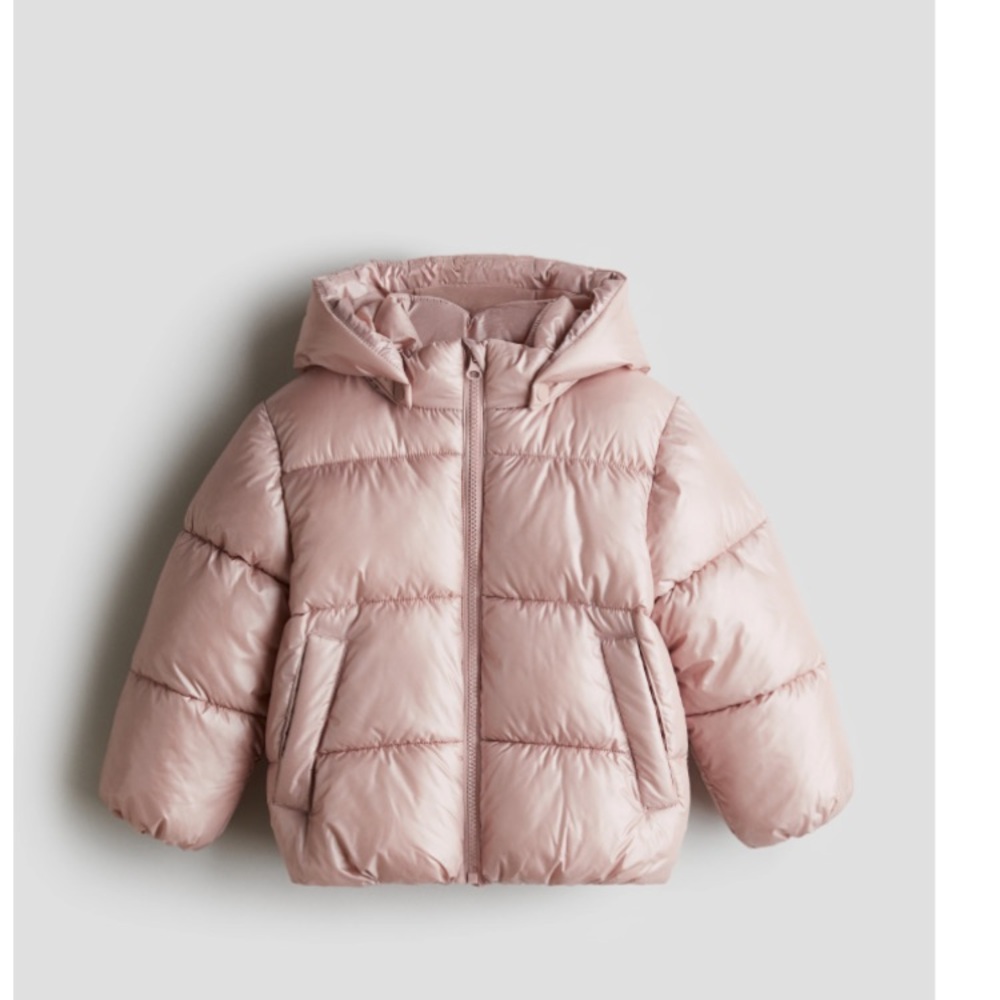 H&M Blush Pink Quilted Jacket